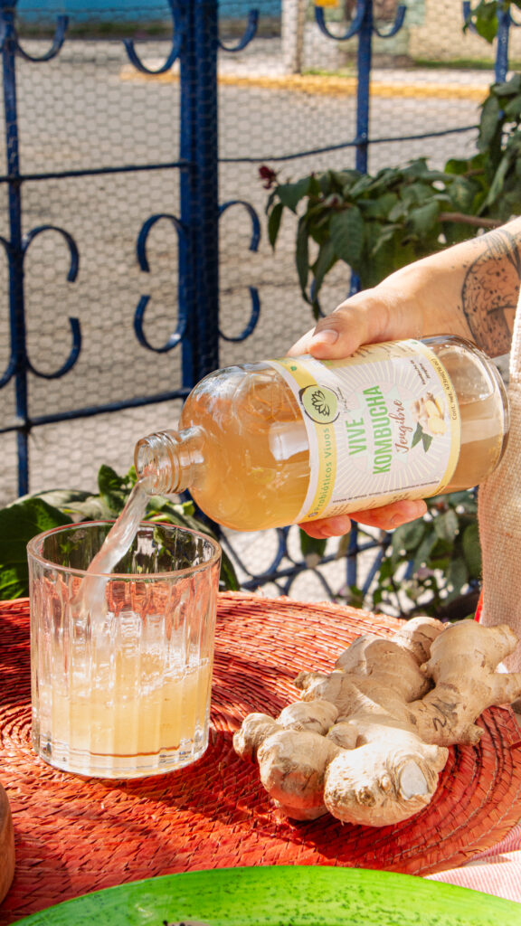 Kombucha de Jengibre