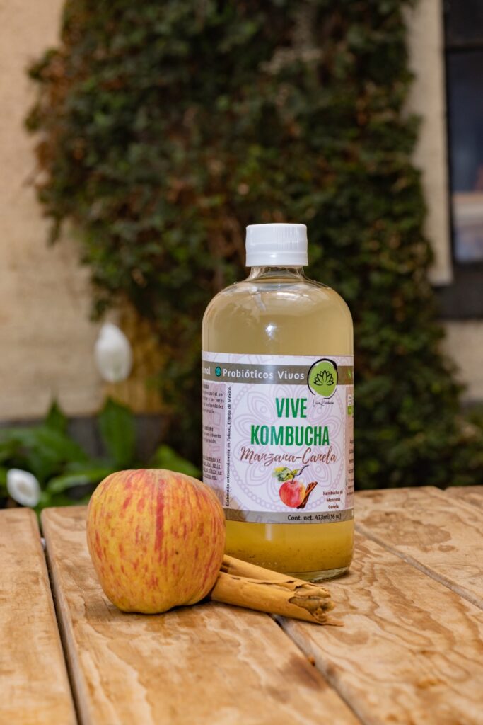 Kombucha de Manzana y Canela