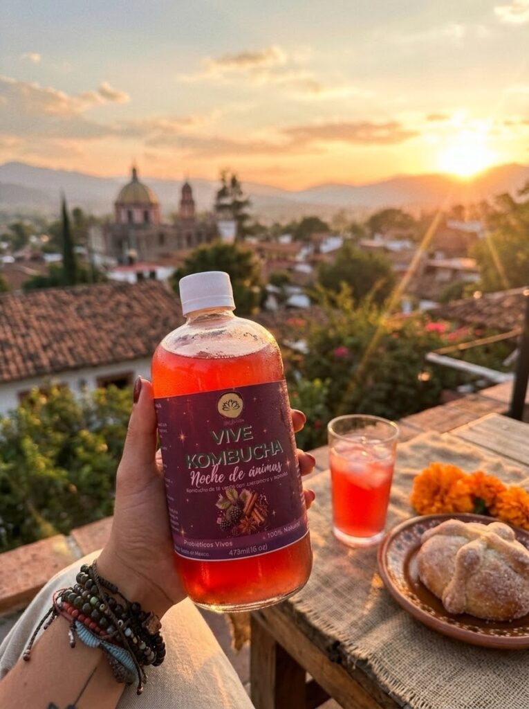 Kombucha Noche de Ánimas (zarzamora, canela y anís)